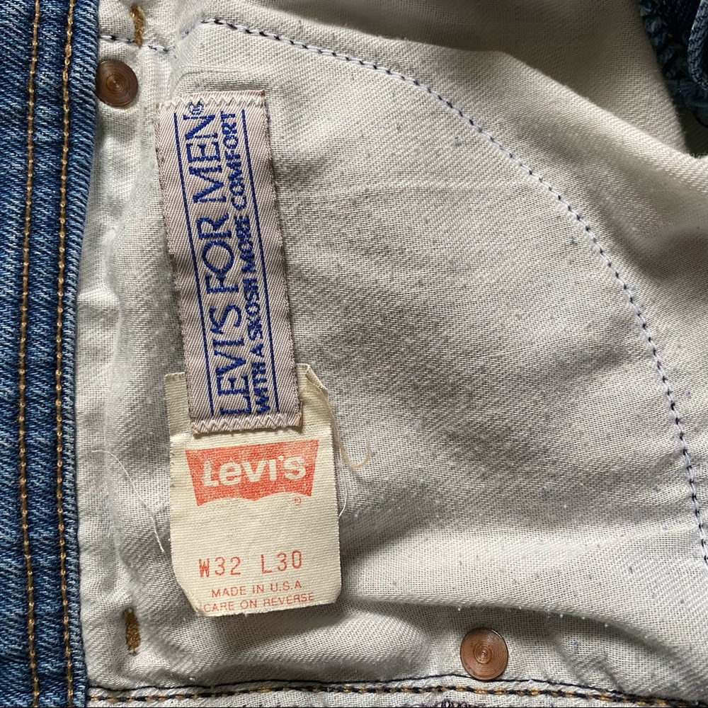 Levi’s Orange Tab Jeans 32 Vintage with a Skoosh More Comfort - Picture 8 of 13
